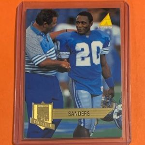 Barry Sanders #212 1995 Pinnacle Club Collection Football Trading Card